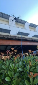 Nettoyage de façade par drone à Saint-Laurent-sur-Saône